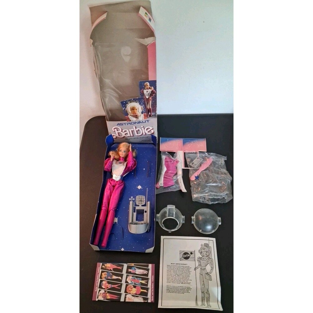 1985 Mattel Barbie Astronaut Doll We Girls Can Do Anything Vintage
